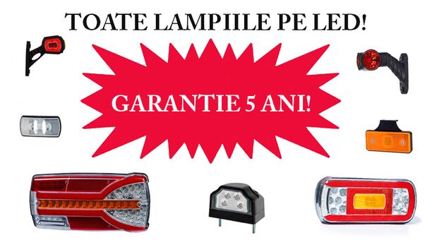 Lampa avertizare LED rosu LDO 2259 (Girofar)